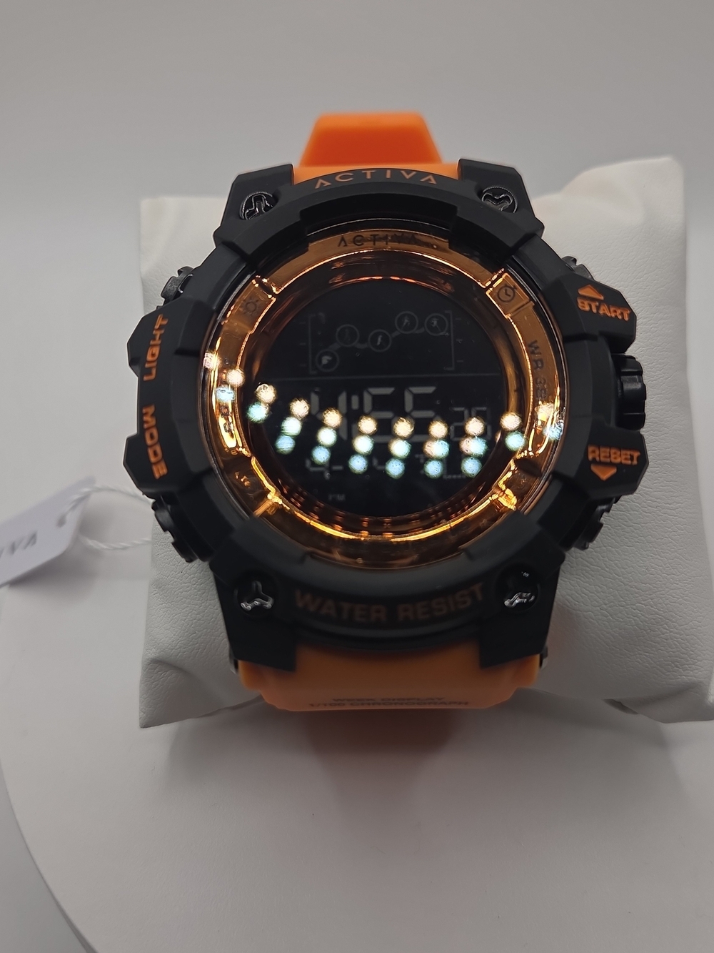 Ativa Orange Digital Sports Watch - Water Resistant